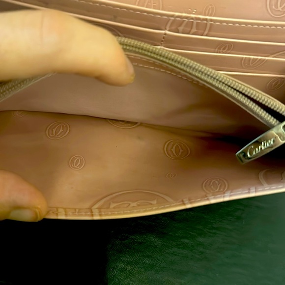 Cartier Pink Patent Leather Happy Birthday Long Wallet - Picture 5 of 9